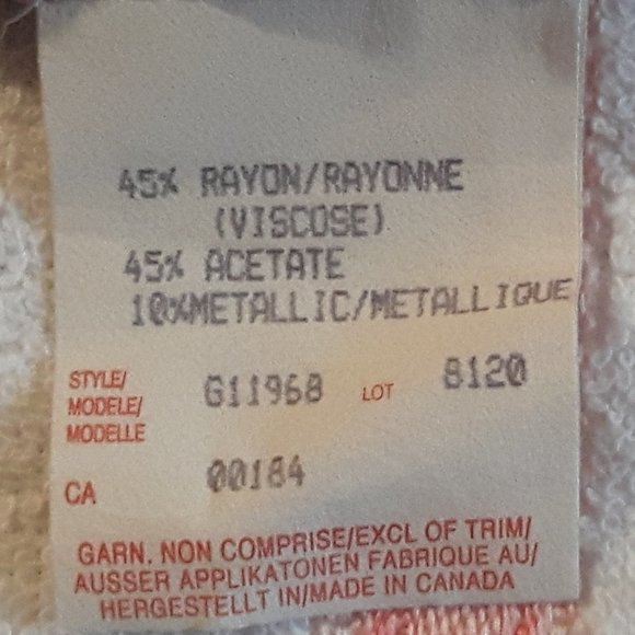 Made In Canada Formal Plus Gown Gold Fringe Plus Size 16 - Picture 6 of 7